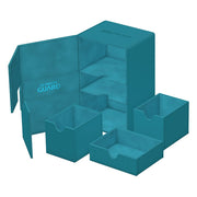 Ultimate Guard Twin Flip'n'Tray 160+ Xenoskin - Monocolour Petrol - Ultimate Guard