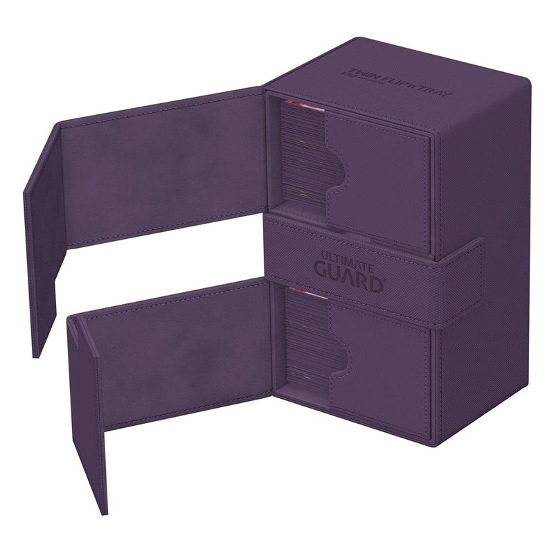 Ultimate Guard Twin Flip'n'Tray 160+ Xenoskin - Monocolour Purple - Ultimate Guard