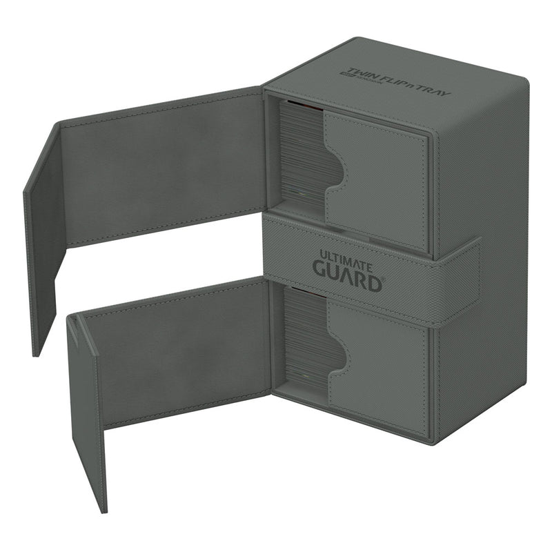 Ultimate Guard Twin Flip'n'Tray 160+ Xenoskin - Monocolour Grey