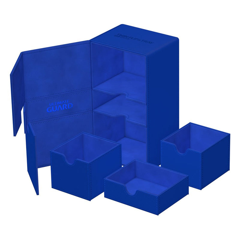 Ultimate Guard Twin Flip'n'Tray 200+ Xenoskin -  Monocolour Blue