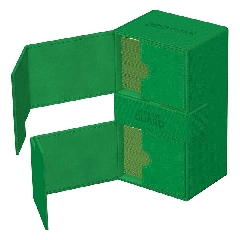 Ultimate Guard Twin Flip'n'Tray 200+ Xenoskin -  Monocolour Green