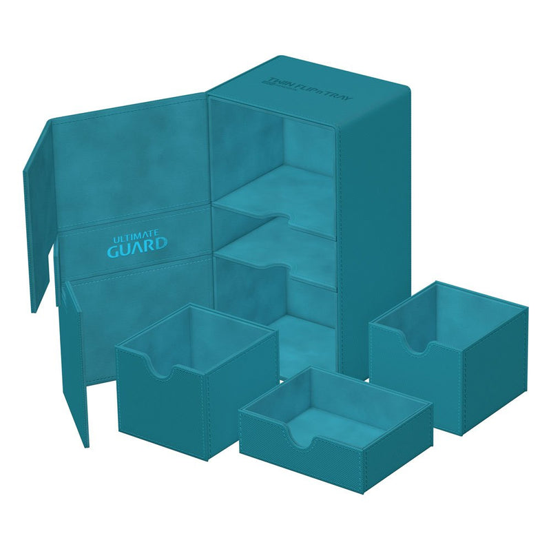Ultimate Guard Twin Flip'n'Tray 200+ Xenoskin -  Monocolour Petrol