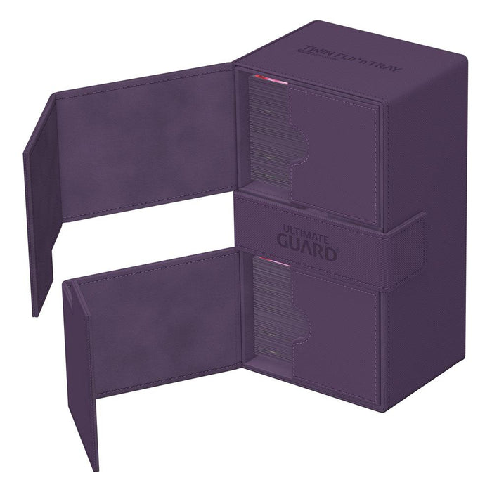 Ultimate Guard Twin Flip'n'Tray 200+ Xenoskin -  Monocolour Purple - Ultimate Guard