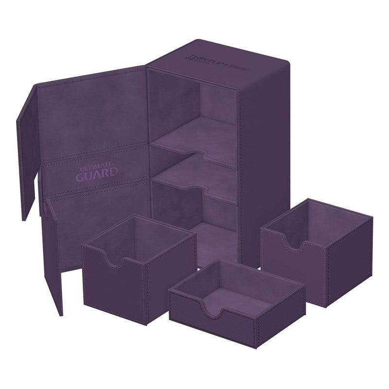 Ultimate Guard Twin Flip'n'Tray 200+ Xenoskin -  Monocolour Purple - Ultimate Guard