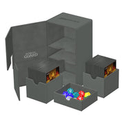 Ultimate Guard Twin Flip'n'Tray 200+ Xenoskin -  Monocolour Grey - Ultimate Guard