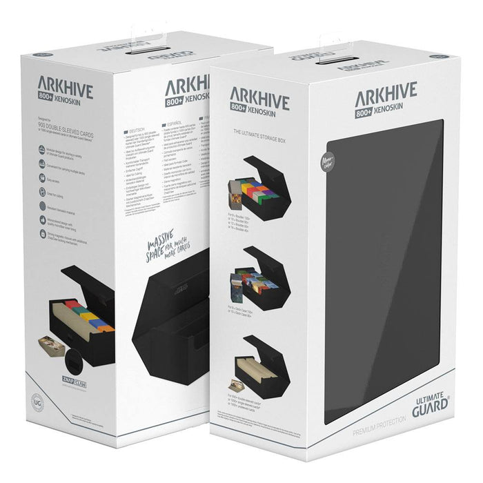 Ultimate Guard Arkhive 800+ Xenoskin Monocolor Black