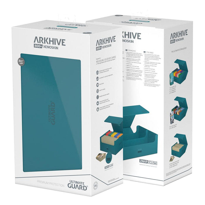 Ultimate Guard Arkhive 800+ Xenoskin Monocolor Petrol - Ultimate Guard