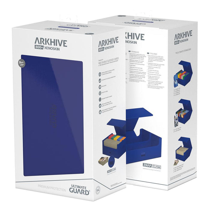 Ultimate Guard Arkhive 800+ Xenoskin Monocolor Blue