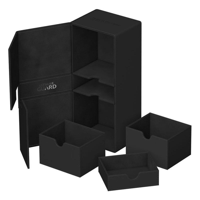 Ultimate Guard Twin Flip'n'Tray 266+ Xenoskin - Black - Ultimate Guard
