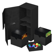 Ultimate Guard Twin Flip'n'Tray 266+ Xenoskin - Black - Ultimate Guard