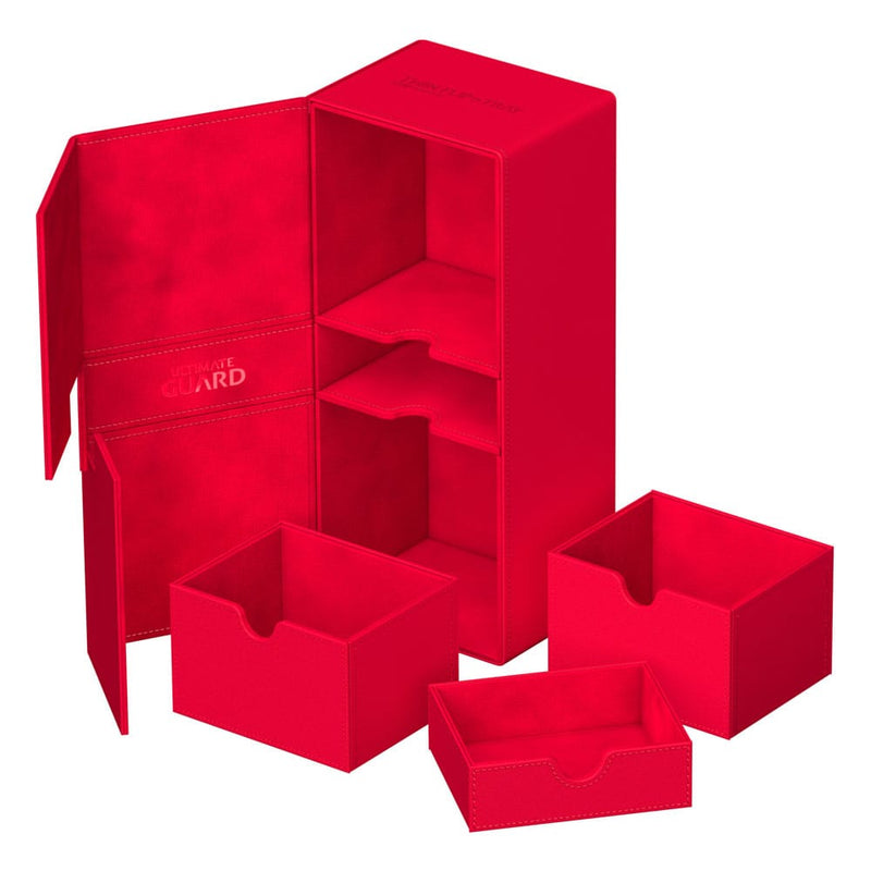 Ultimate Guard Twin Flip'n'Tray 266+ Xenoskin - Red - Ultimate Guard