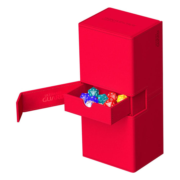 Ultimate Guard Twin Flip'n'Tray 266+ Xenoskin - Red - Ultimate Guard