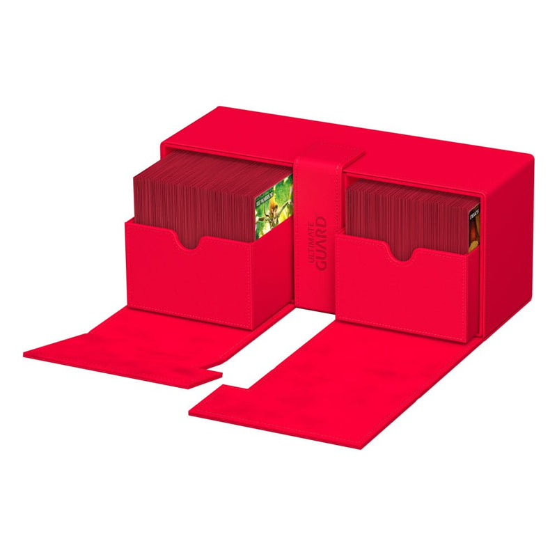 Ultimate Guard Twin Flip'n'Tray 266+ Xenoskin - Red - Ultimate Guard