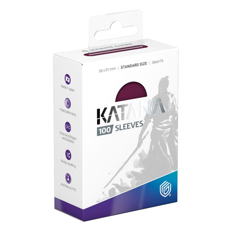 Ultimate Guard Katana Sleeves Standard Size (100) - Radiant Plum - Ultimate Guard