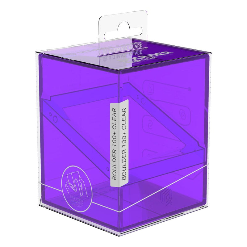 Ultimate Guard Boulder 100+ Clear - Amethyst - Ultimate Guard