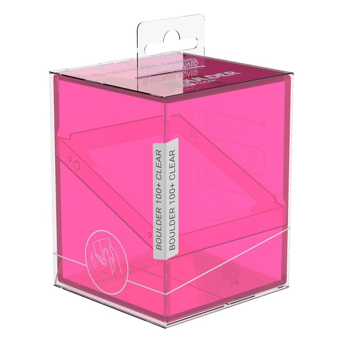 Ultimate Guard Boulder 100+ Clear - Rhodonite - Ultimate Guard
