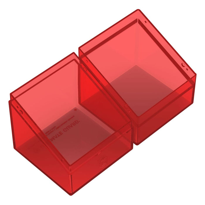 Ultimate Guard Boulder 100+ Clear - Ruby - Ultimate Guard