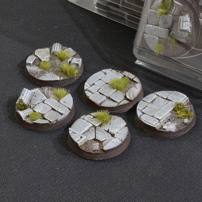 Gamers Grass - Battle Ready Temple Bases, Round 40mm (x5) - Gamers Grass
