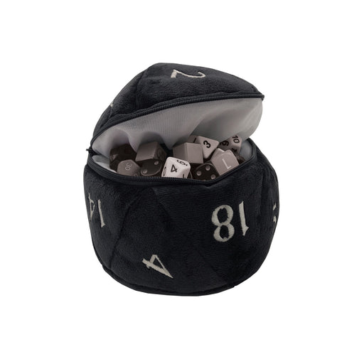 D20 Plush Dice Bag - Black - Ultra Pro