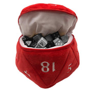 D20 Plush Dice Bag - Red - Ultra Pro