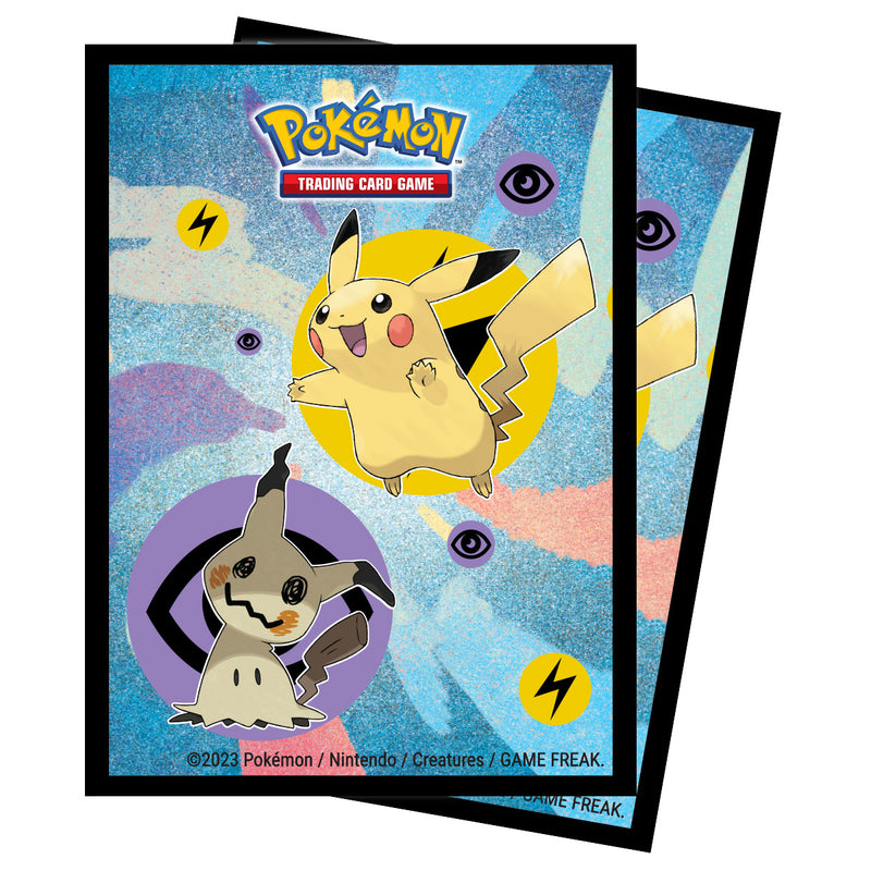 Pikachu & Mimikyu 65ct Deck Protectors for Pokemon - Pokemon