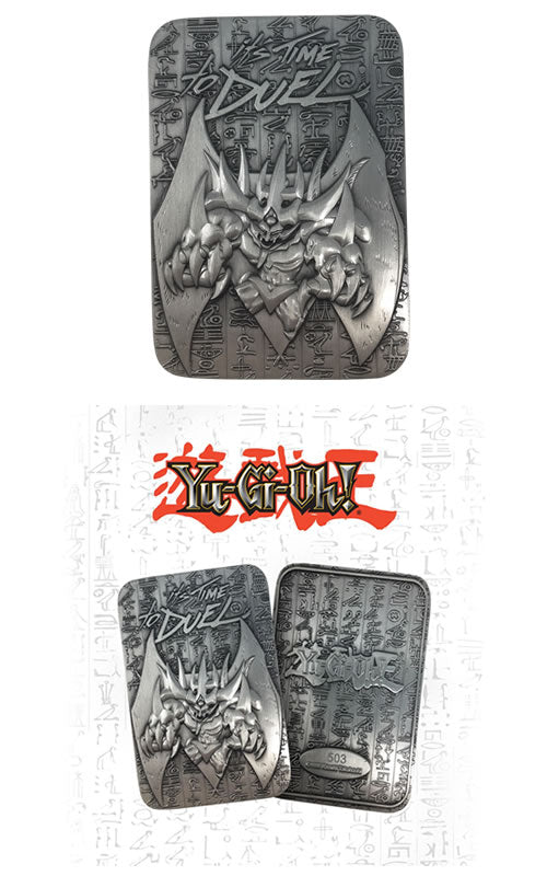 Yu-Gi-Oh Limited Edition Metal God Card - Obelisk The Tormentor - Fanattik