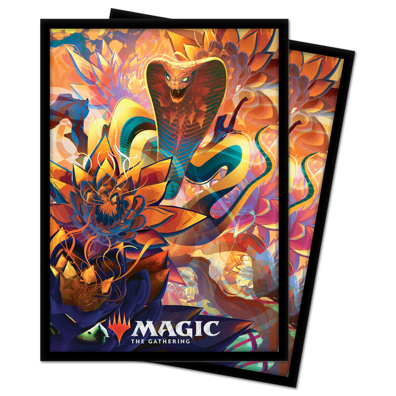 Zendikar Rising Lotus Cobra Standard Deck Protector sleeves 100ct for Magic: The Gathering - Ultra Pro