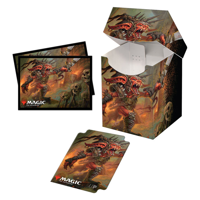 Commander Legends Rograkh, Son of Rohgahh 100+ Deck Box and 100ct sleeves for Magic: The Gathering - Ultra Pro