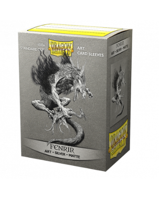 Dragon Shield - Art Sleeves Silver Matte - Fenrir - Arcane Tinmen