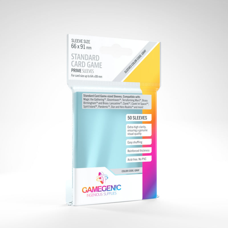 Gamegenic Prime Standard Card Game Sleeves 66 x 91mm (50 ct.) - Gamegenic