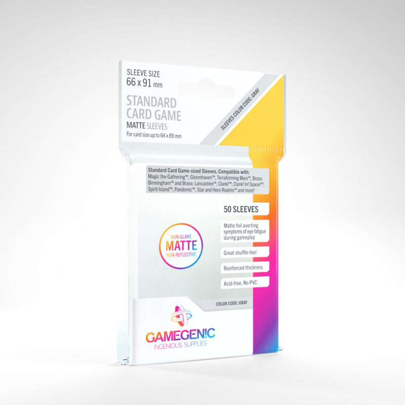 Gamegenic Matte Standard Card Game Sleeves 66 x 91mm - Gamegenic