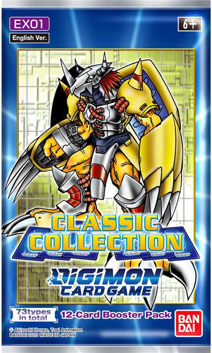 Digimon Card Game: Classic Collection EX-01 Booster Pack - Bandai