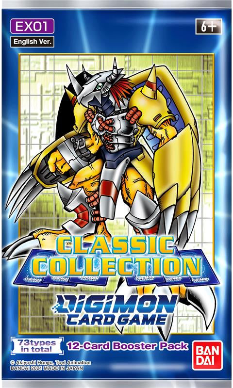 Digimon Card Game: Classic Collection EX-01 Booster Pack - Bandai