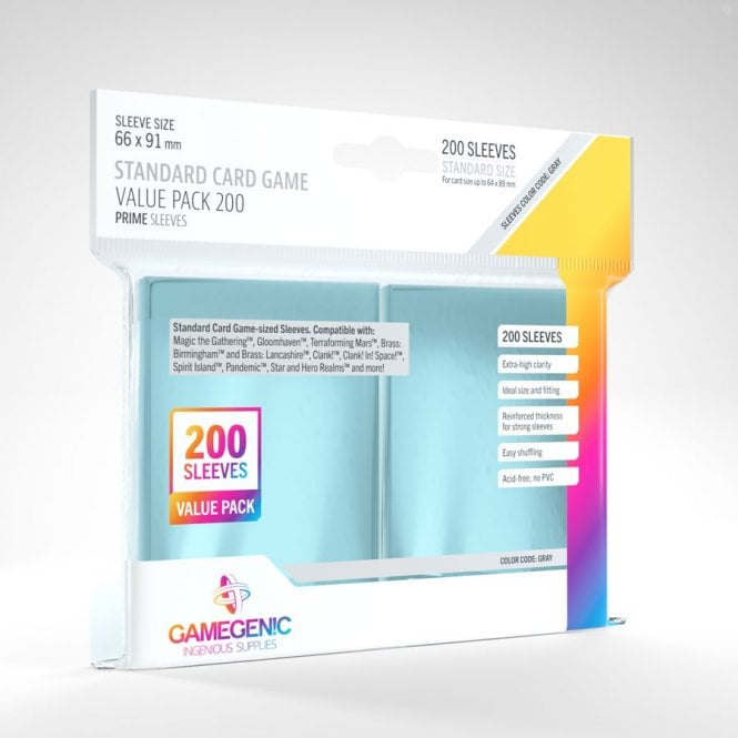 Gamegenic Value Pack Standard Sleeves - Gamegenic