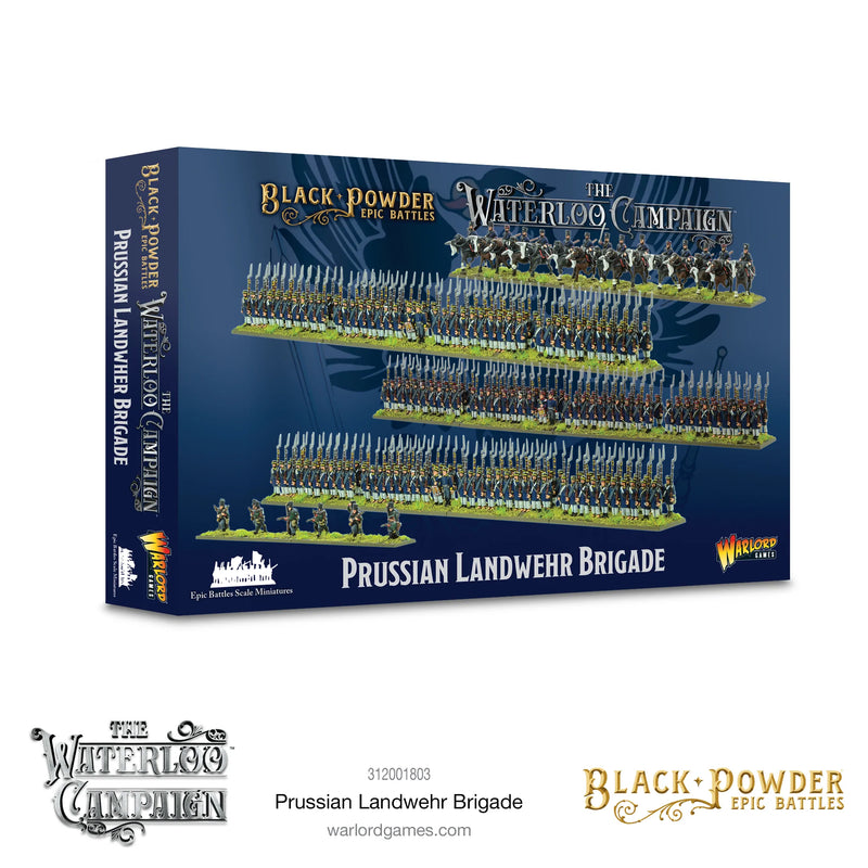 Black Powder Epic Battles - Waterloo: Prussian Landwehr Brigade - Warlord Games