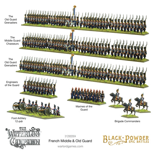 Black Powder Epic Battles: French Middle & Old Guard - Warlord Games