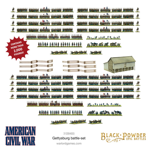 Black Powder Epic Battles - American Civil War Gettysburg Battle Set - Warlord Games