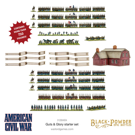 Black Powder Epic Battles: American Civil War - Guts & Glory Starter Set - Warlord Games