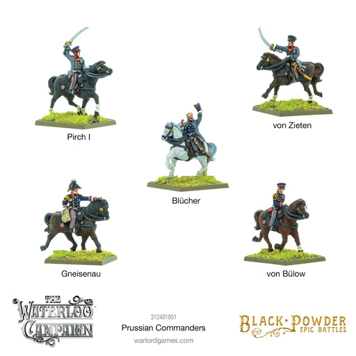 Napoleonic Prussian Commanders - Black Powder - Warlord Games