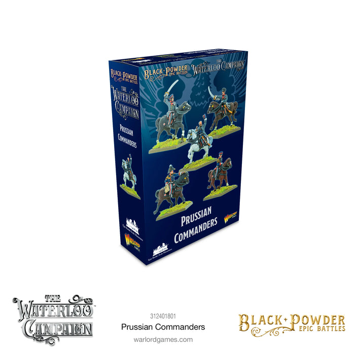 Napoleonic Prussian Commanders - Black Powder - Warlord Games