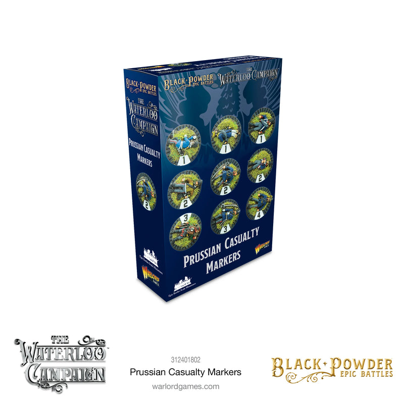 Napoleonic Prussian casualty markers - Black Powder Epic Battles - Warlord Games