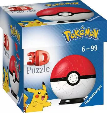 Pokemon Pokeball 3D Puzzle 55 pieces
