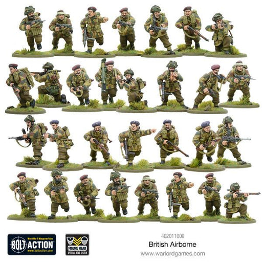 Bolt Action: British Airborne WWII Allied Paratroopers - Warlord Games