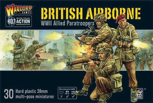 Bolt Action: British Airborne WWII Allied Paratroopers - Warlord Games