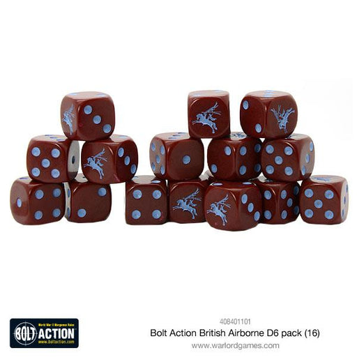 Bolt Action British Airborne D6 pack - Warlord Games