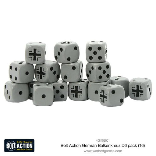 Bolt Action German Balkenkreuz D6 pack - Warlord Games