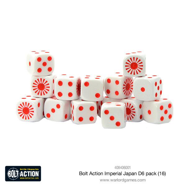 Bolt Action Imperial Japanese D6 pack - Warlord Games