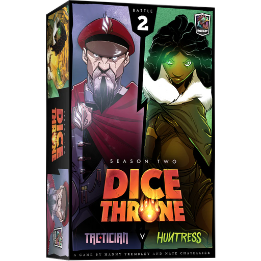 Dice Throne : Season Two : Tactician Vs Huntress - Roxley Games