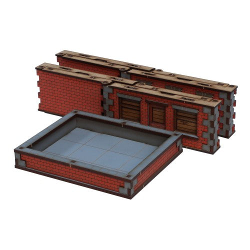 Folding Terrain: Americana Shop - 4 Ground