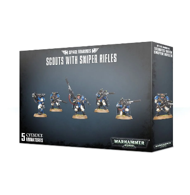 Space Marine Scouts with Sniper Rifles - Games Workshop